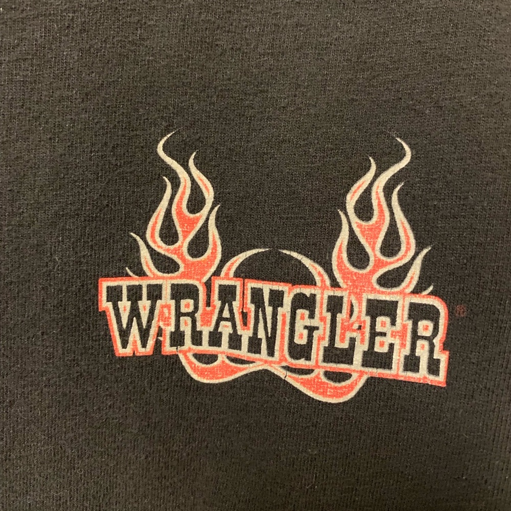 90s vintage wrangler t shirt men’s size L western - Picture 5 of 8